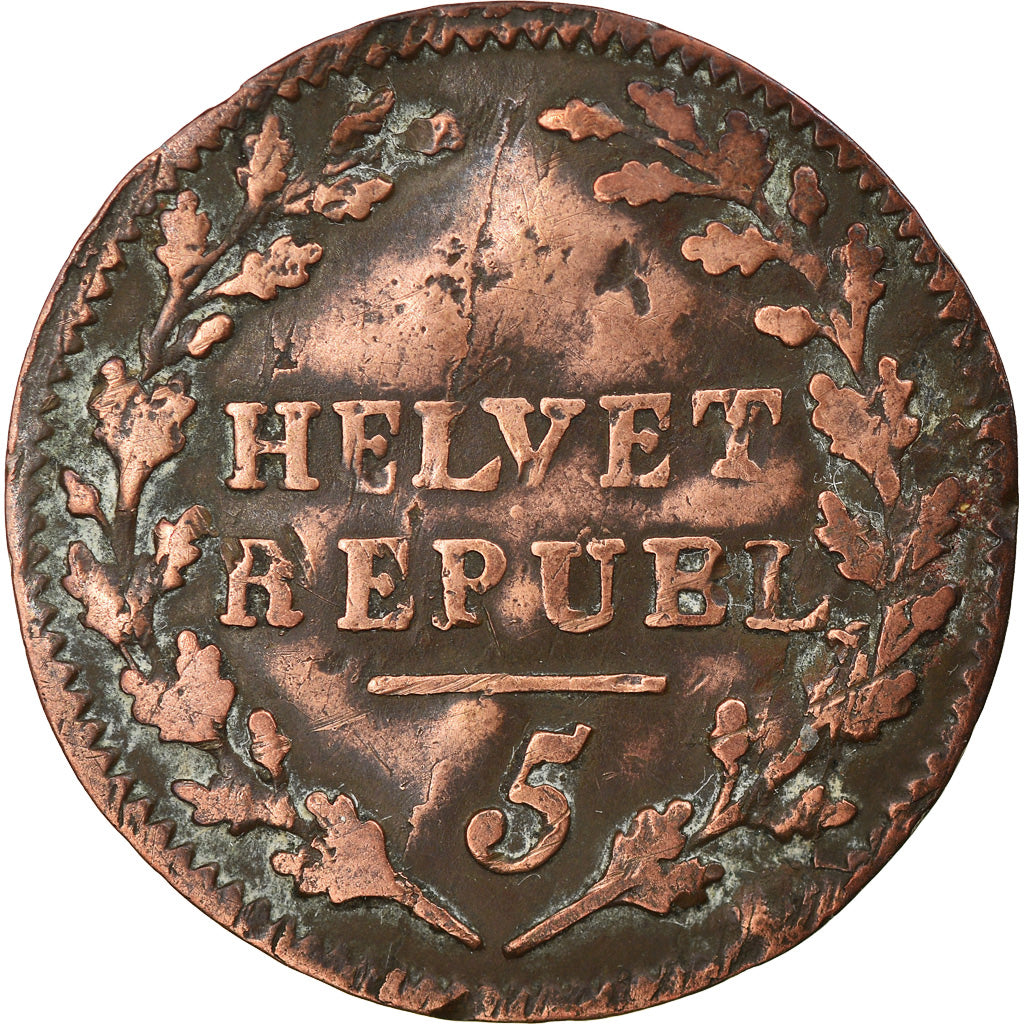 Moneda, Suiza, 1/2 Batzen, 1799, BC, Vellón, KM:A6