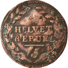 Moneda, Suiza, 1/2 Batzen, 1799, BC, Vellón, KM:A6