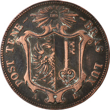 Coin, SWISS CANTONS, GENEVA, 10 Centimes, 1847, Bern, EF(40-45), Billon, KM:134