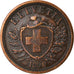 Moneta, Svizzera, 2 Rappen, 1890, Bern, BB+, Bronzo, KM:4.1