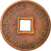 Coin, FRENCH INDO-CHINA, 2 Sapeque, 1897, Paris, EF(40-45), Bronze, KM:6