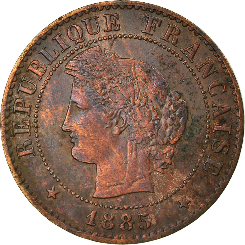 Coin, France, Cérès, Centime, 1885, Paris, AU(50-53), Bronze, KM:826.1