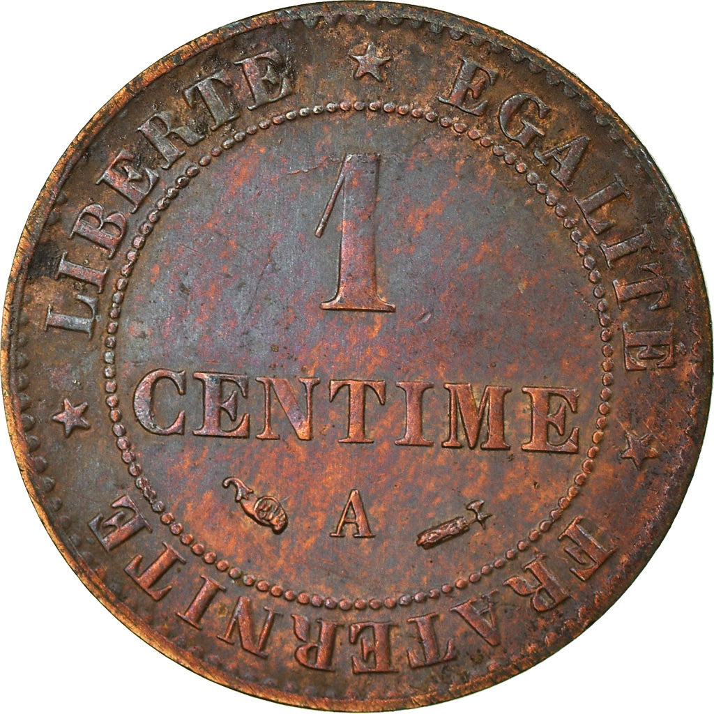 Coin, France, Cérès, Centime, 1885, Paris, AU(50-53), Bronze, KM:826.1
