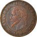 Moeda, França, Napoleon III, Napoléon III, Centime, 1861, Strasbourg