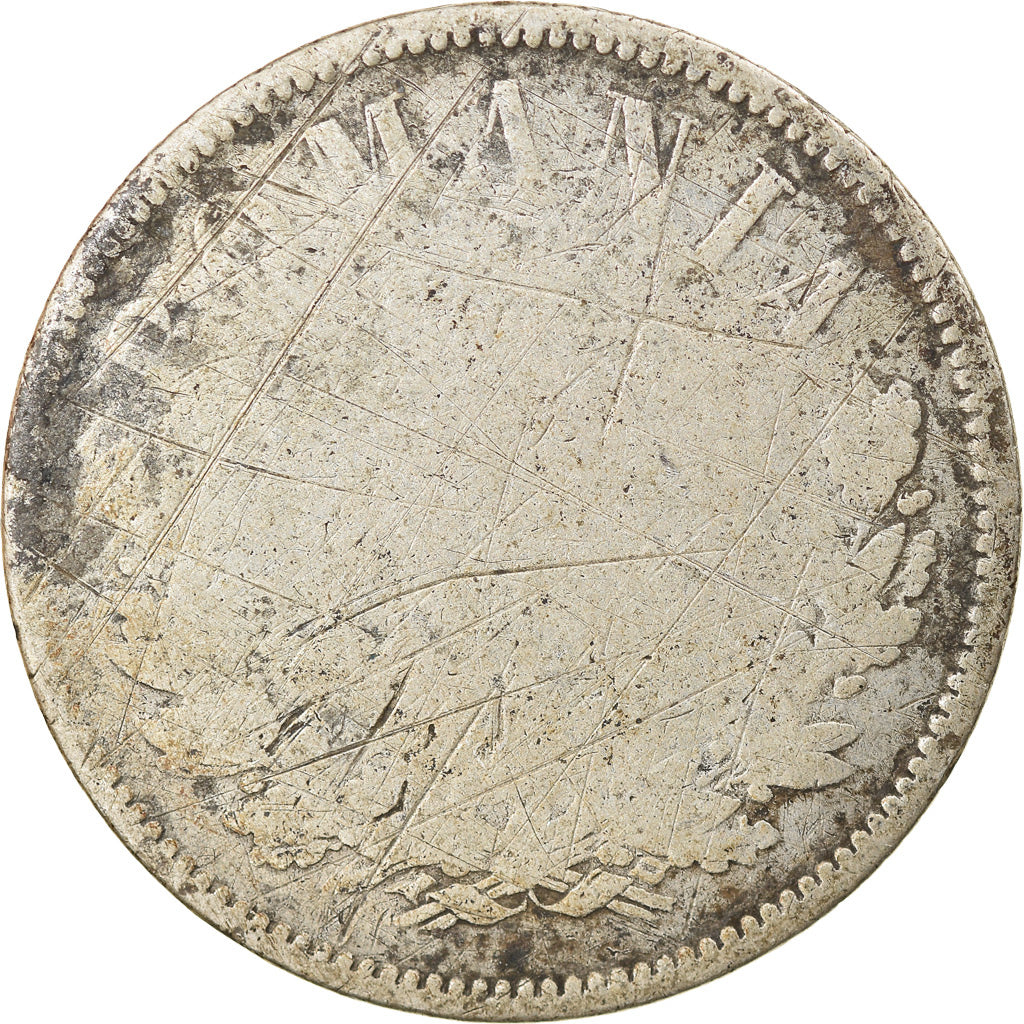 Coin, Romania, Carol I, Leu, 1873, F(12-15), Silver, KM:10
