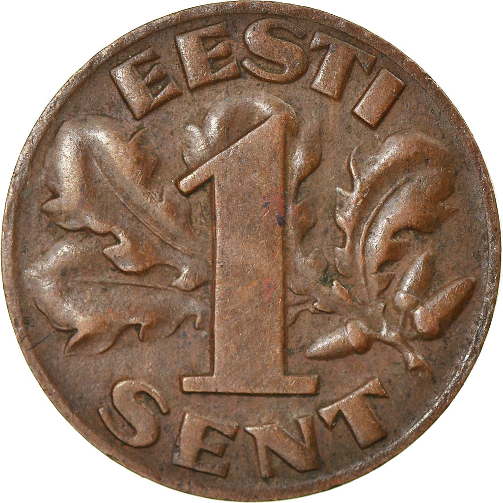 Coin, Estonia, Sent, 1929, AU(50-53), Bronze, KM:10
