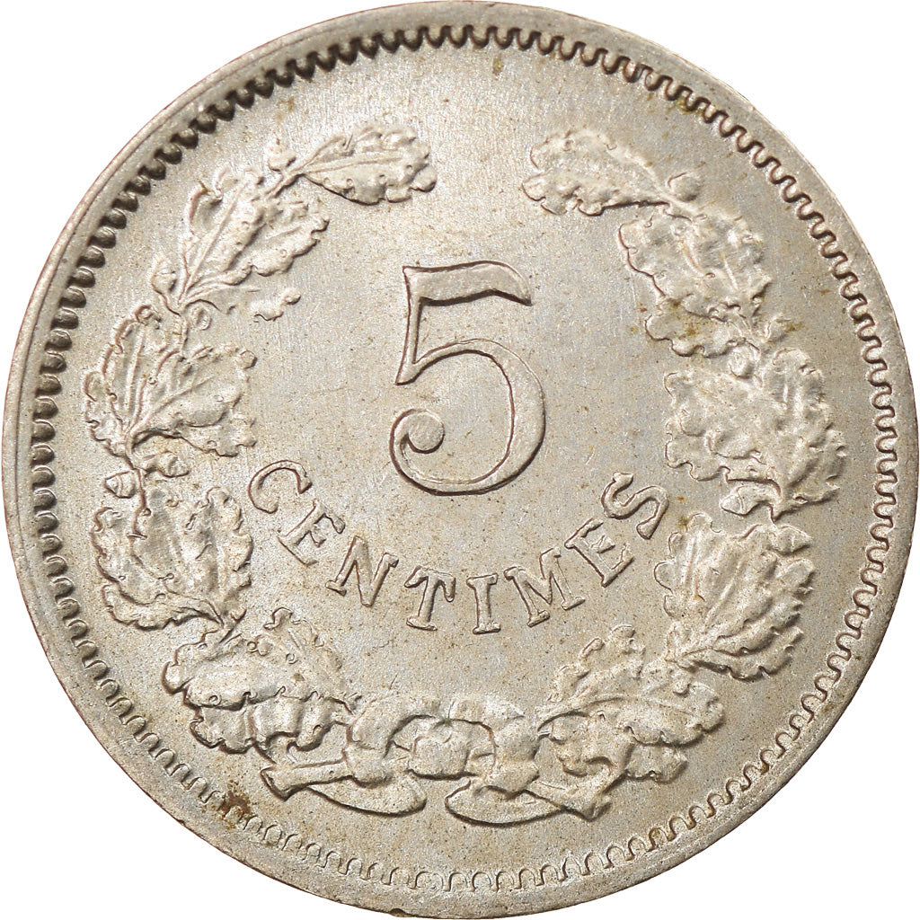 Coin, Luxembourg, Adolphe, 5 Centimes, 1901, AU(55-58), Copper-nickel, KM:24