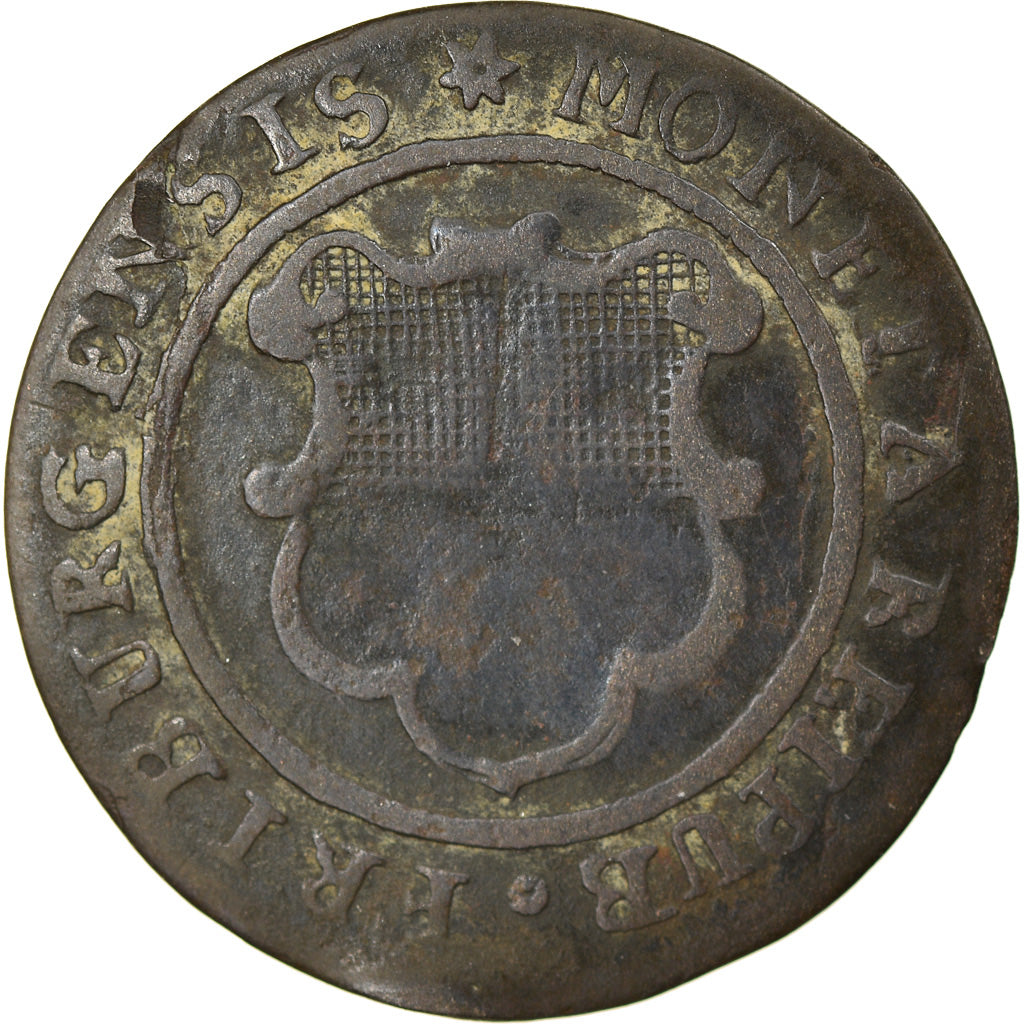 Coin, SWISS CANTONS, FREIBURG, 2 Kreuzer, 1774, Fribourg, VF(30-35), Billon