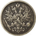Münze, Finnland, Nicholas II, 50 Penniä, 1889, SS, Silber, KM:2.2