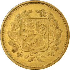 Münze, Finnland, 5 Markkaa, 1938, SS+, Aluminum-Bronze, KM:31
