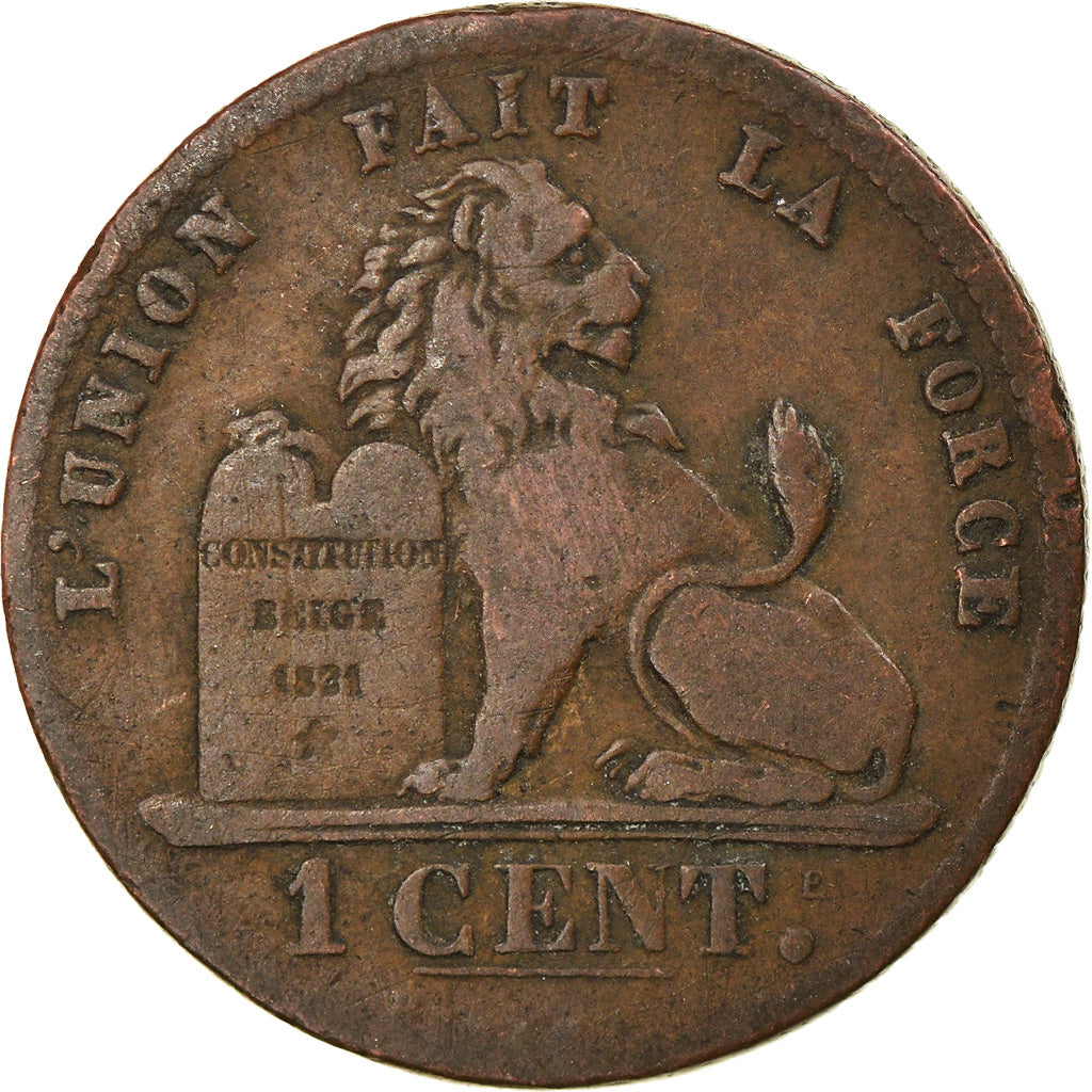 Coin, Belgium, Leopold I, Centime, 1846, VF(30-35), Copper, KM:1.2