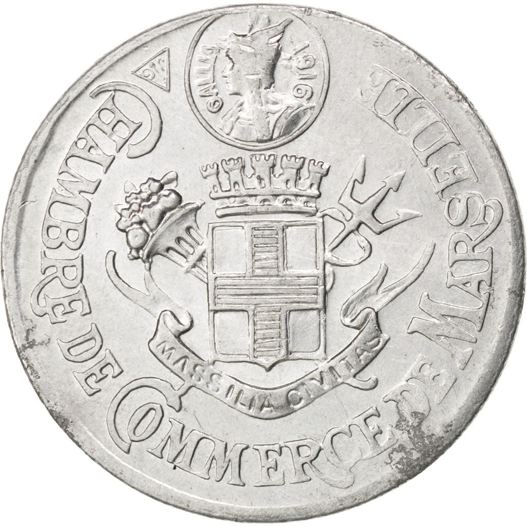 Marseille, Chambre de Commerce, 10 Centimes 1916, Elie 10.2E