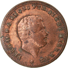 Monnaie, États italiens, NAPLES, Ferdinando II, Tornese, 1852, TTB, Cuivre