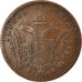 Coin, ITALIAN STATES, LOMBARDY-VENETIA, 3 Centesimi, 1852, Milan, EF(40-45)