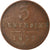 Moneda, Estados italianos, LOMBARDY-VENETIA, 3 Centesimi, 1852, Milan, MBC