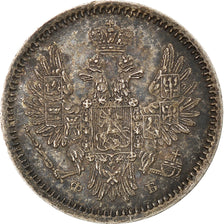 Coin, Russia, Nicholas I, 5 Kopeks, 1856, Saint-Petersburg, AU(55-58), Silver
