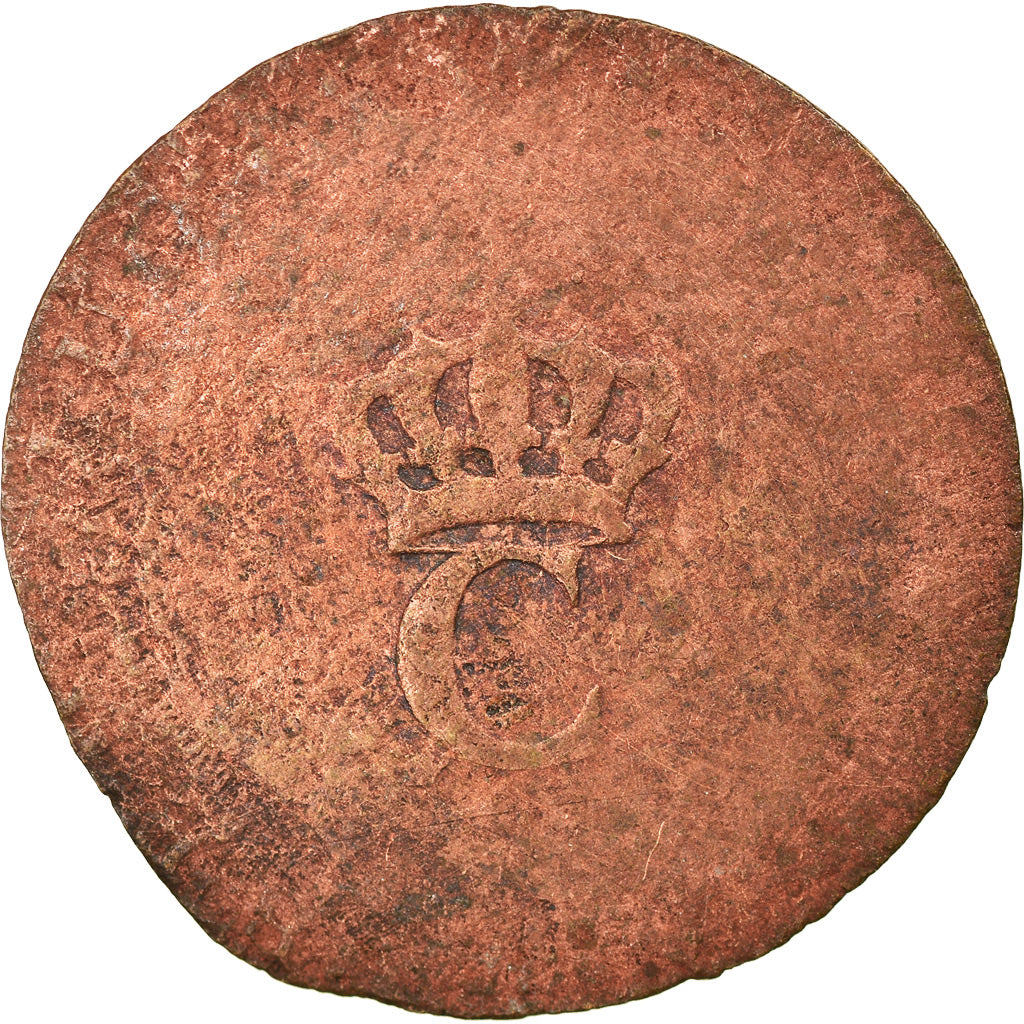 Coin, General Colony, Sol, Sol Tampé, F(12-15), Billon, Lecompte:278a