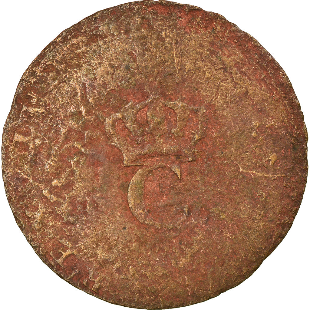 Moeda, Colónia Geral, Sol, Sol Tampé, F(12-15), Lingote, Lecompte:278a