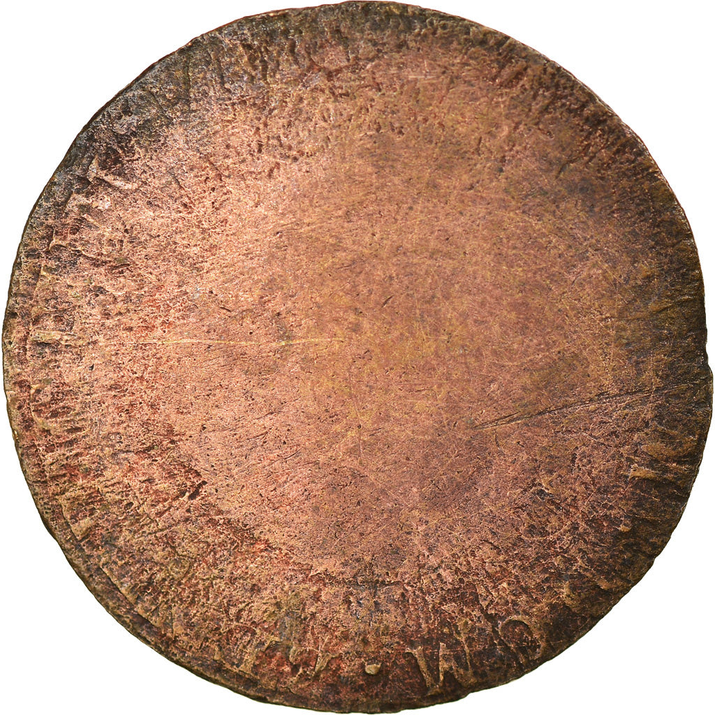 Moneda, Colonia general, Sol, Sol Tampé, BC, Vellón, Lecompte:278a