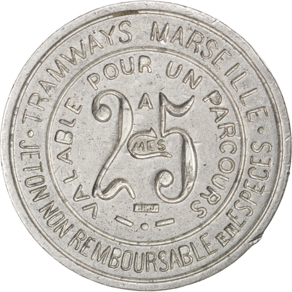 Marseille, Tramways, 25 Centimes, Elie 530.2