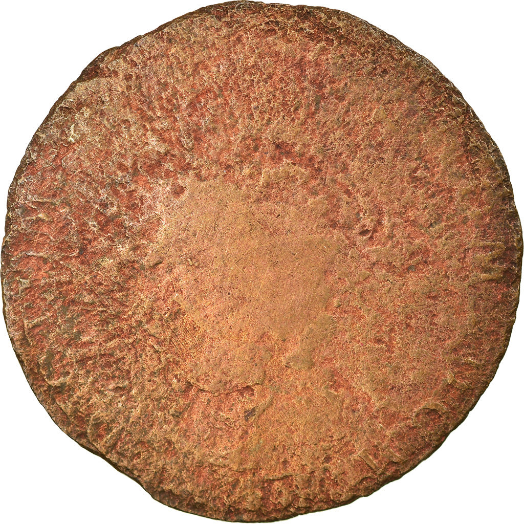 Coin, General Colony, Guyana, Sol, Sol Estampé, F(12-15), Billon, Lecompte:278a