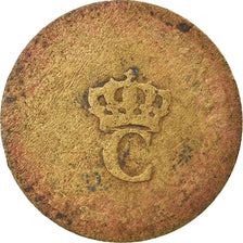 Coin, General Colony, Guyana, Sol, Sol Estampé, F(12-15), Billon, Lecompte:278a