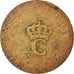 Coin, General Colony, Guyana, Sol, Sol Estampé, F(12-15), Billon, Lecompte:278a
