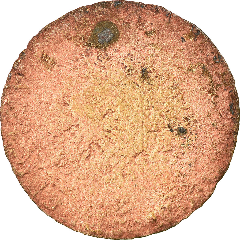 Coin, General Colony, Guyana, Sol, Sol Estampé, F(12-15), Billon, Lecompte:278a