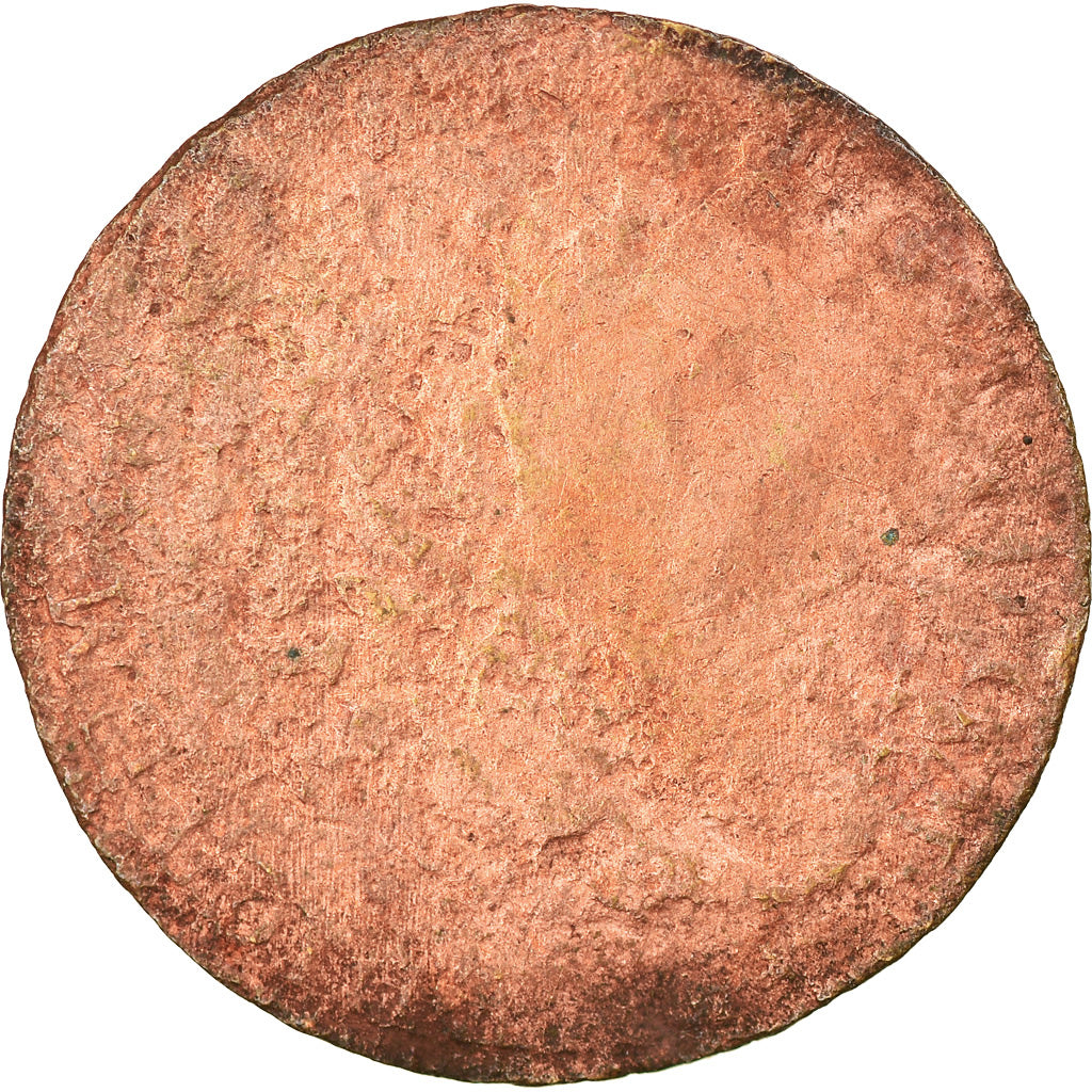 Coin, General Colony, Guyana, Sol, Sol Estampé, VF(20-25), Billon