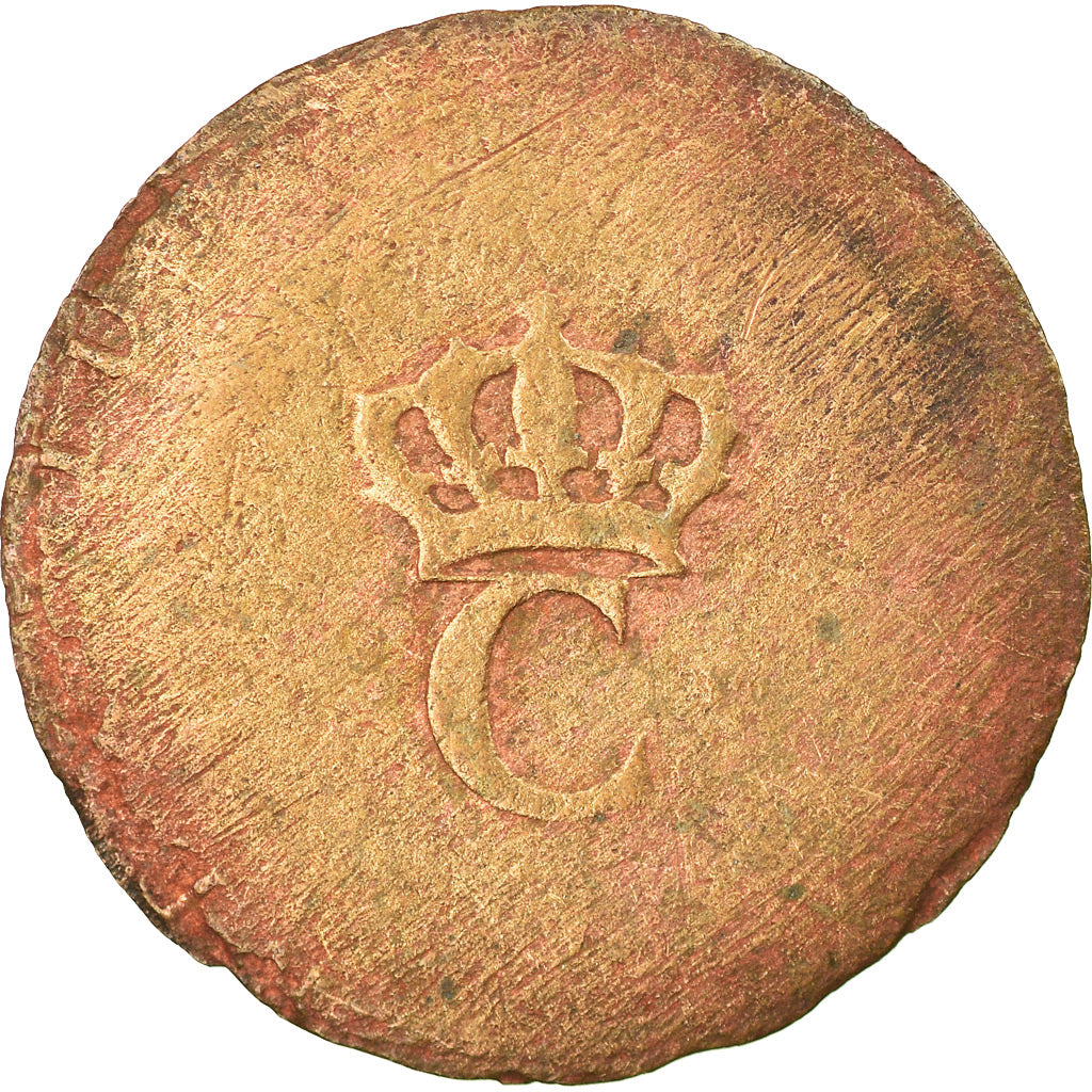 Munten, Algemene Kolonie, Guyana, Sol, Sol Estampé, FR, Billon, Lecompte:278a