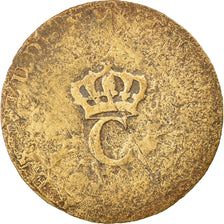 Coin, General Colony, Guyana, Sol, Sol Estampé, VF(20-25), Billon