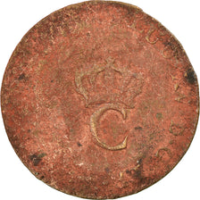 Moneda, Colonia general, Sol, Sol Estampé, BC+, Vellón, Lecompte:278a
