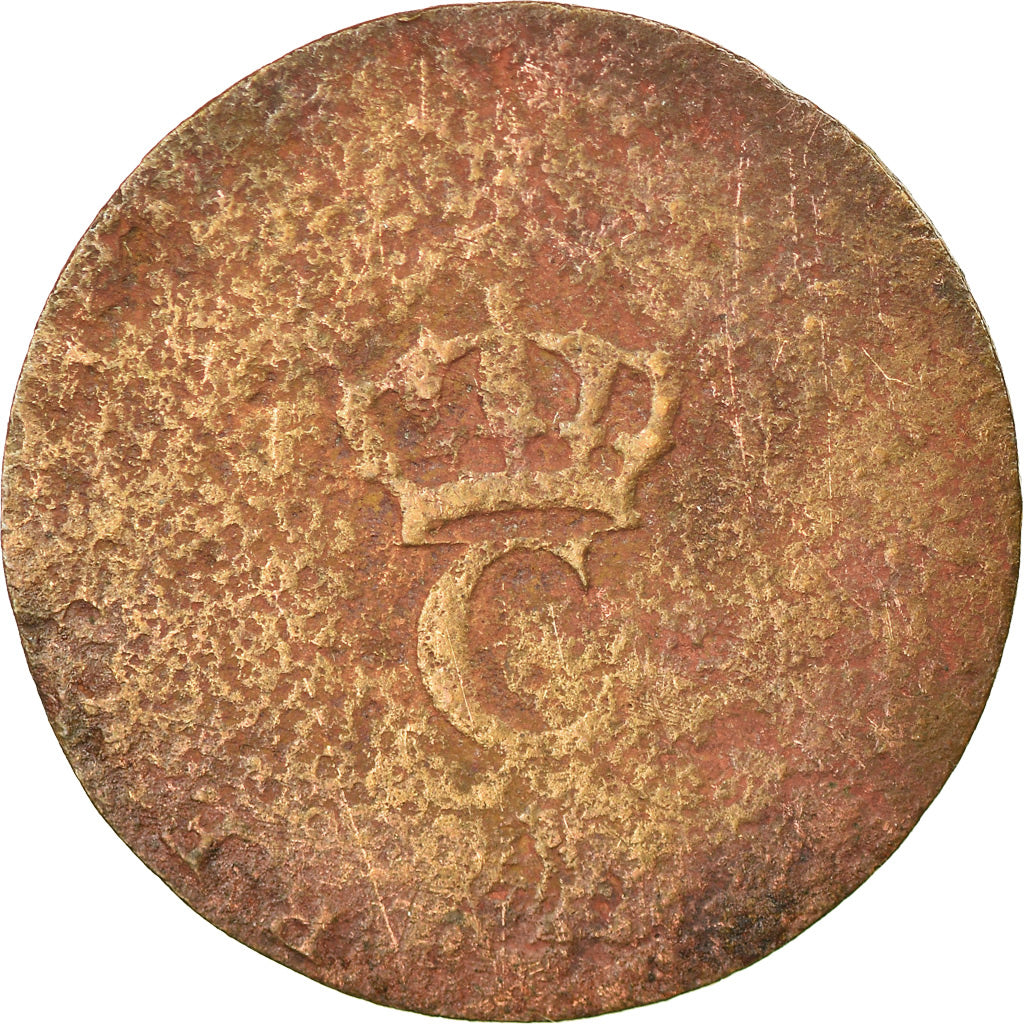 Coin, General Colony, Sol, Sol Estampé, VF(20-25), Billon, Lecompte:278a