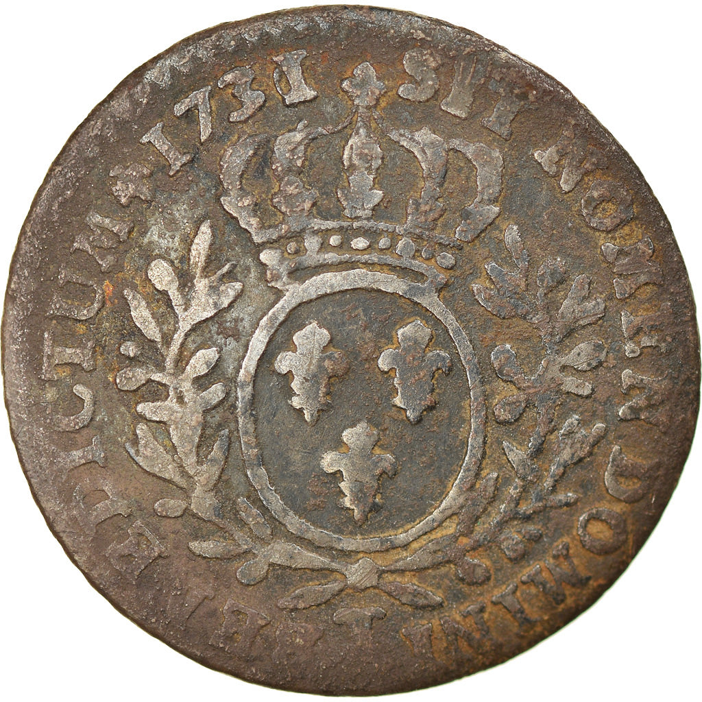 Coin, France, Louis XV, 1/10 Écu aux branches d'olivier, 12 Sols, 1/10 ECU