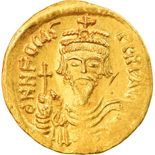 Coin, Phocas, Solidus, 607-610, Constantinople, MS(60-62), Gold, Sear:620