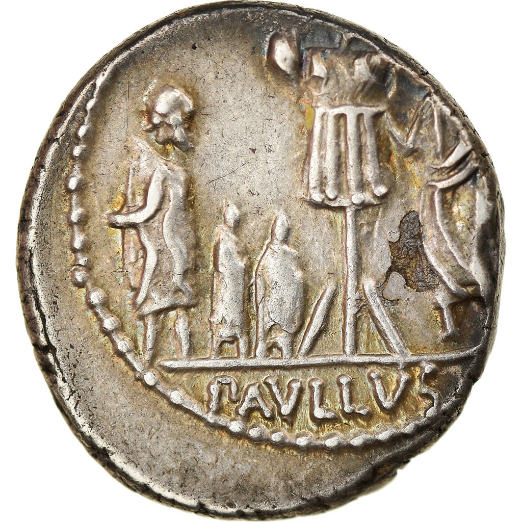 Coin, Aemilia, Denarius, Rome, AU(50-53), Silver, Crawford:415/1