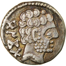 Munten, Spain, Barskunes, Denarius, AD 35, ZF, Zilver