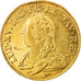 Monnaie, France, Louis XV, Louis d'or aux lunettes, Louis d'Or, 1729, Paris