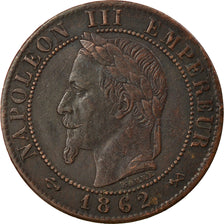 Moneta, Francja, Napoleon III, Napoléon III, Centime, 1862, Bordeaux