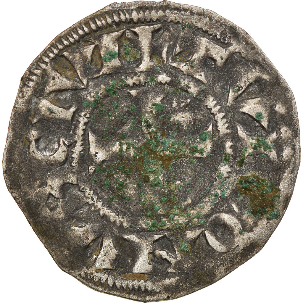 Moneta, Francia, Touraine, Denarius, Saint-Martin de Tours, MB, Argento