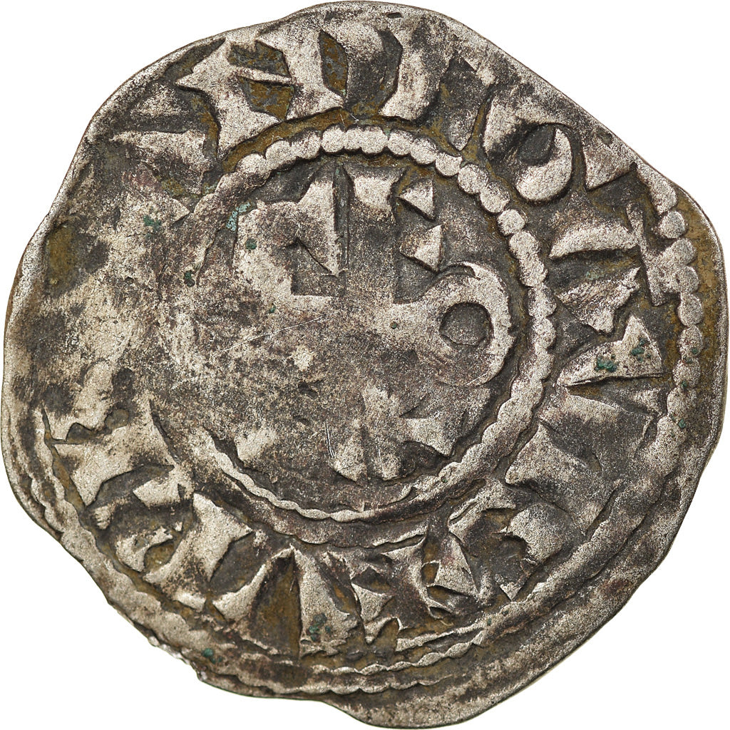 Coin, France, Anjou, Foulques V, Denarius, Angers, VF(20-25), Silver