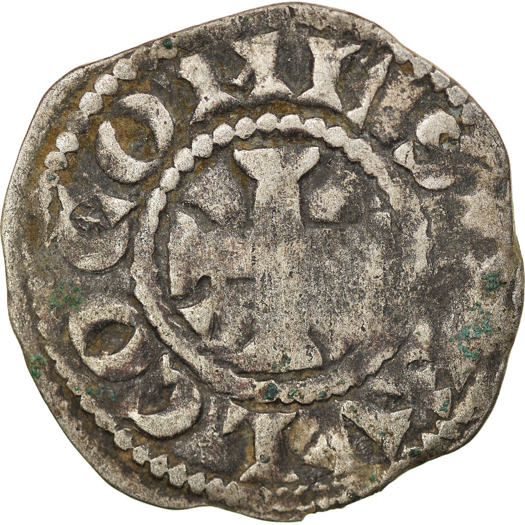 Coin, France, Anjou, Foulques V, Denarius, Angers, VF(20-25), Silver