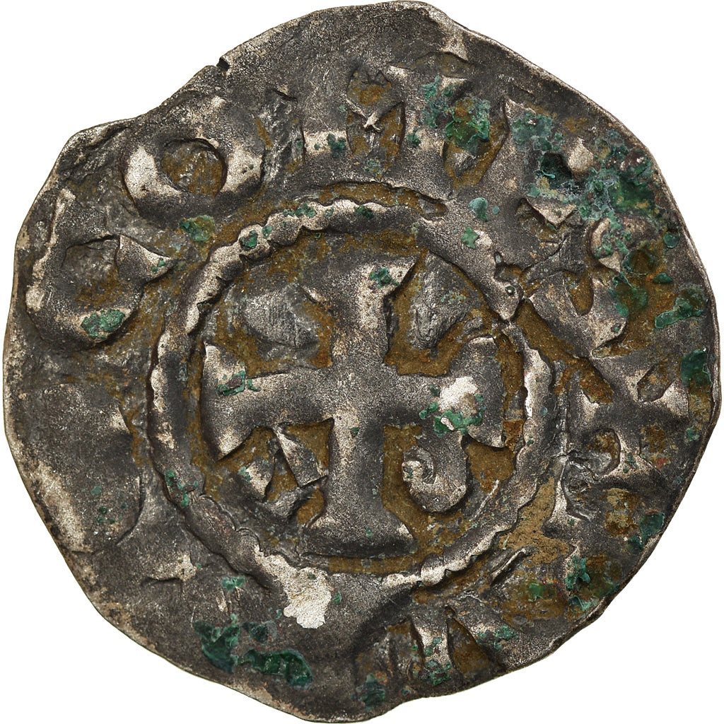 Münze, Frankreich, Anjou, Foulques V, Denarius, Angers, S, Silber, Boudeau:153