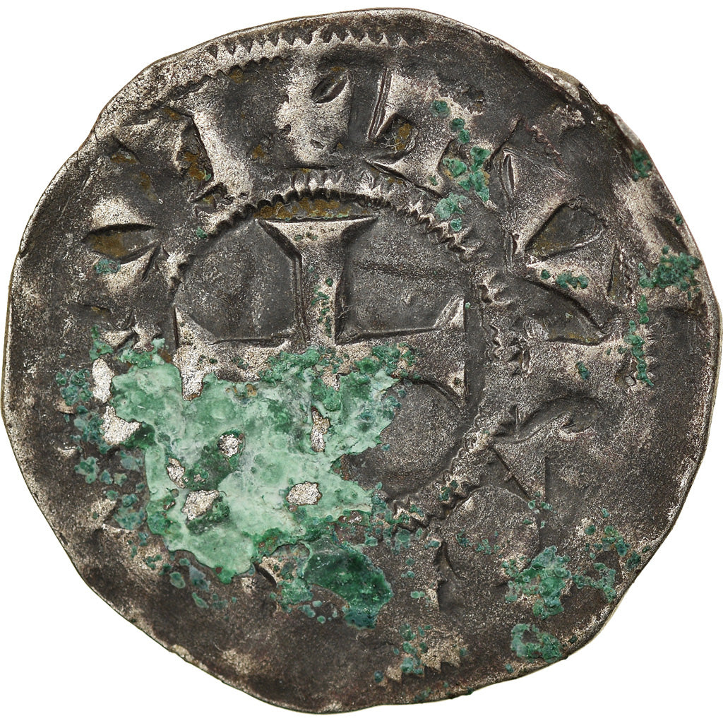 Munten, Frankrijk, Touraine, Denarius, Saint-Martin de Tours, FR+, Zilver