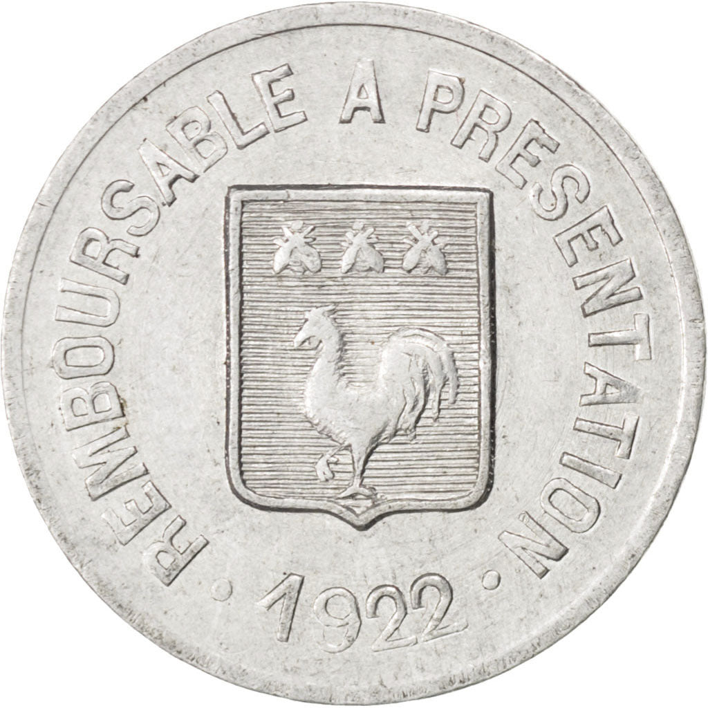 Mazamet, Etablissements Alquier Frères, 10 Centimes 1922, Elie 25.2
