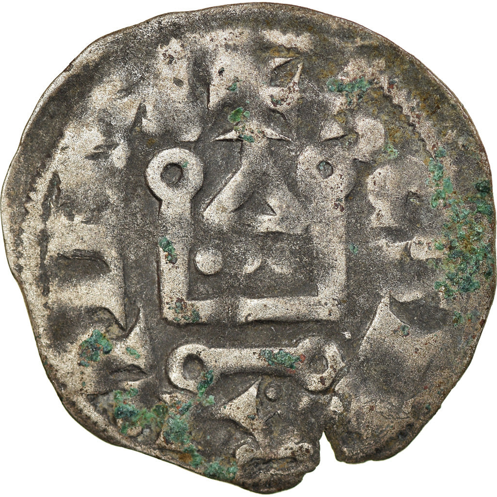 Moneta, Francja, Touraine, Denarius, Saint-Martin de Tours, VF(30-35), Srebro