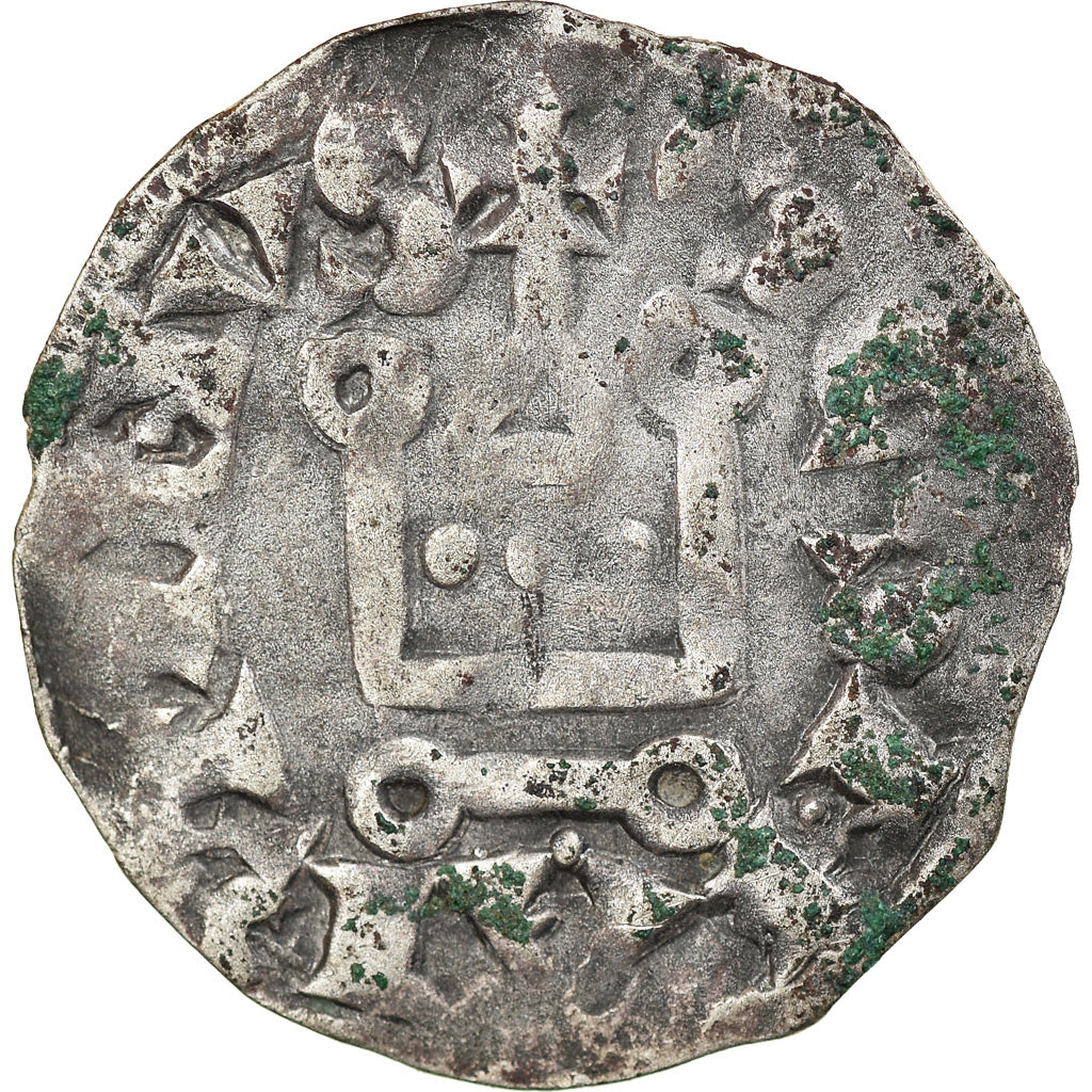 Moeda, França, Touraine, Denarius, Saint-Martin de Tours, VF(30-35), Prata