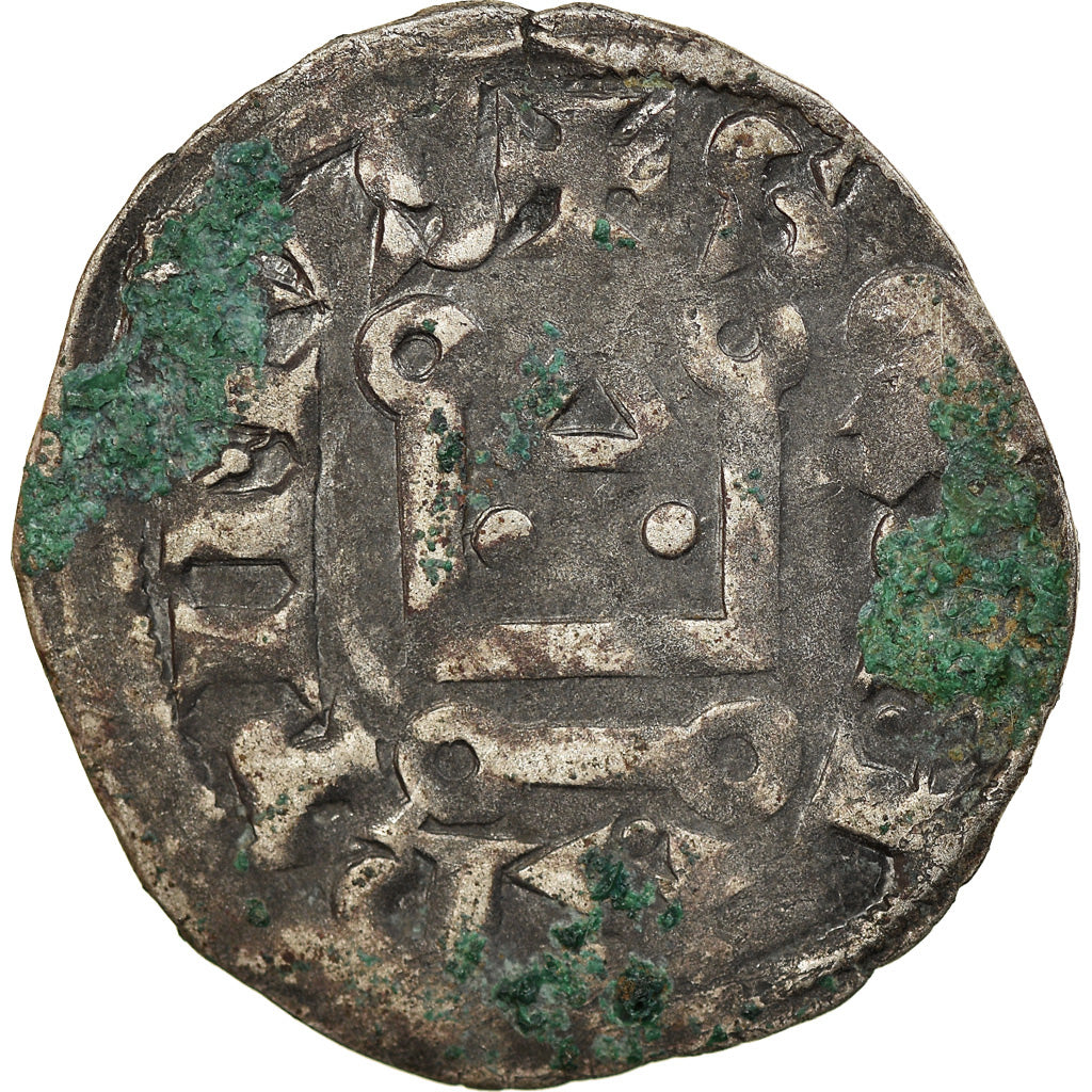 Moneda, Francia, Touraine, Denarius, Saint-Martin de Tours, BC+, Plata