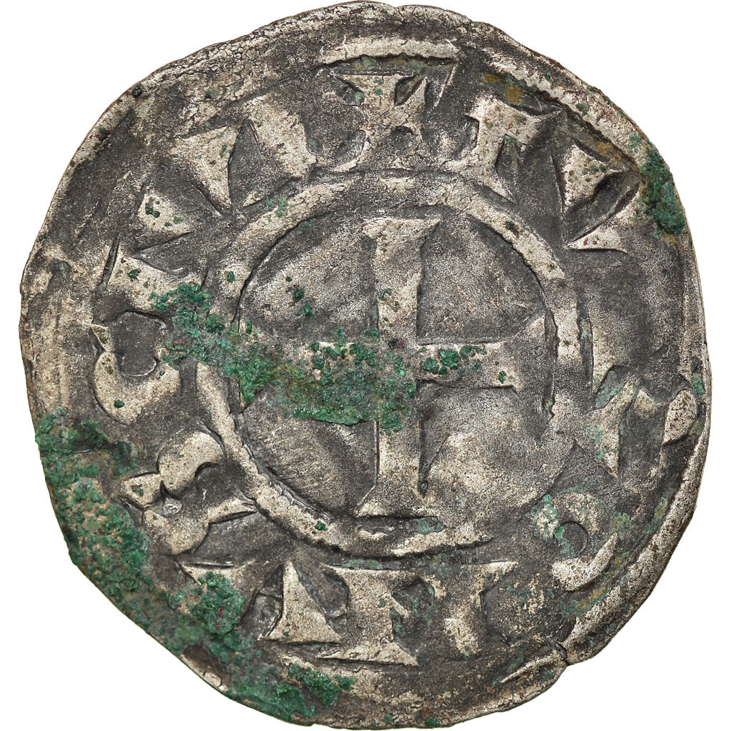 Moneda, Francia, Touraine, Denarius, Saint-Martin de Tours, BC+, Plata