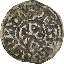 Moneta, Francja, Anjou, Foulques V, Denarius, Angers, VF(30-35), Srebro